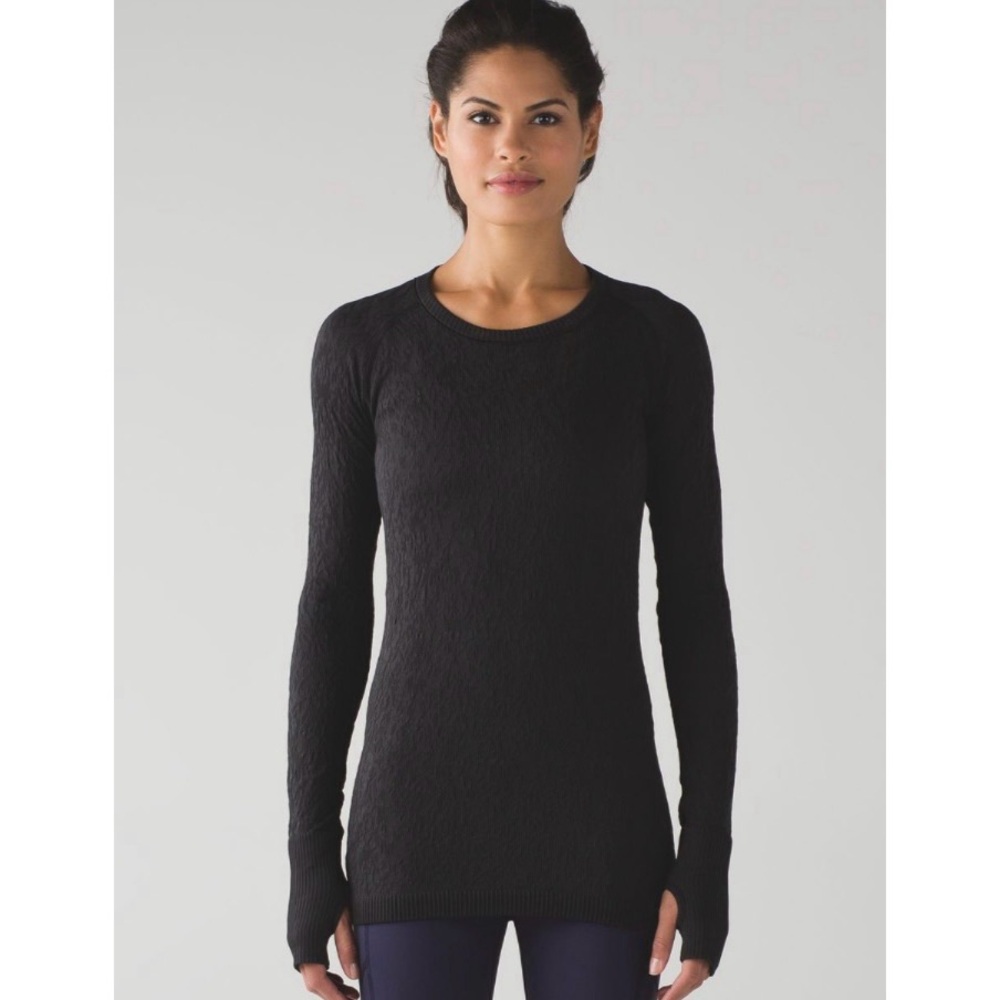 lululemon athletica Black Long Sleeve Top